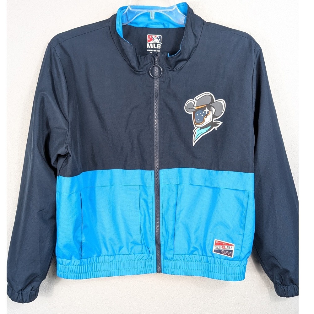 MiLB Sugar Land Space Cowboys Baseball Track Windbeaker Jacket Size XL‎